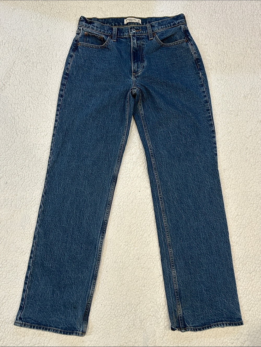 Abercrombie & Fitch The Baggy Low Rise Jeans size 26 Long
